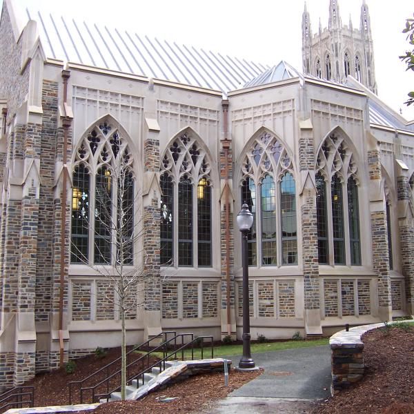 Interior and Exterior Stone Facade Anchorage Duke University